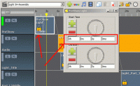 Bad items timing: time on track and in a time set window are different.